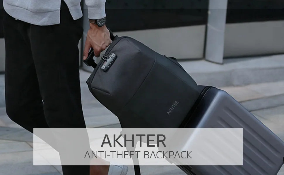 Akhter anti-theft backpack