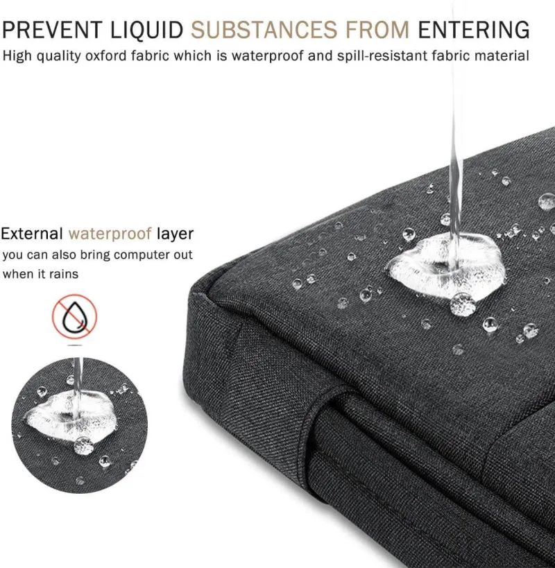 Akhter laptop sleeve prevent liquid substances from entering