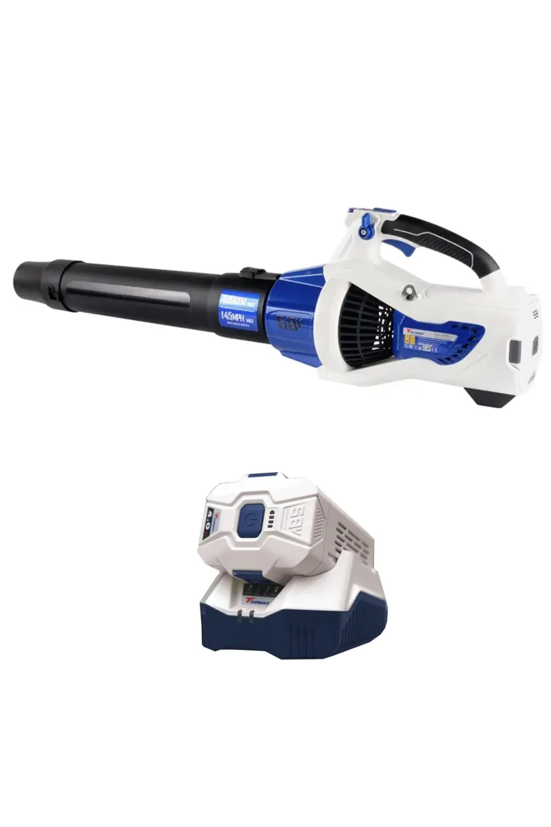 Zomax 58V leaf blower garden tool with battery and charger